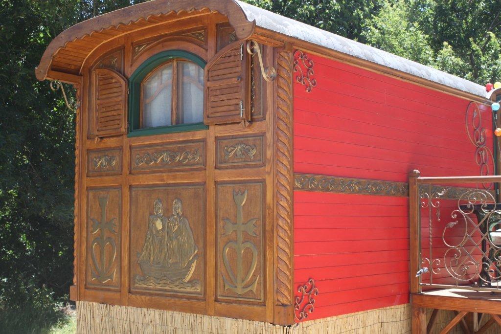 La Roulotte "Les Saintes" B&B 외부 사진